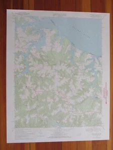 Heathsville Virginia 1971 mappa topo USGS originale d'epoca - Foto 1 di 1