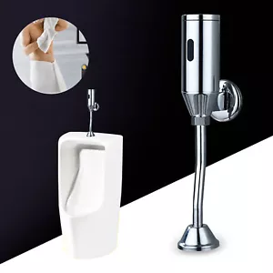Urinal Flush Valve Toilet Wall Mounted Intelligent Automatic Sensor Touchless - Picture 1 of 11