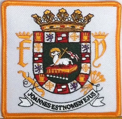 PUERTO RICO Patch Boricua Emblem Escudo Seal With Hook Adhesive Fastener - Image 1 of 2