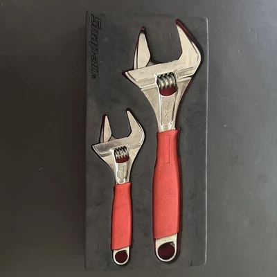 Snap-on™ 6" 10"  Adjustable Wrench Set Open End  2pc - Image 1 of 4