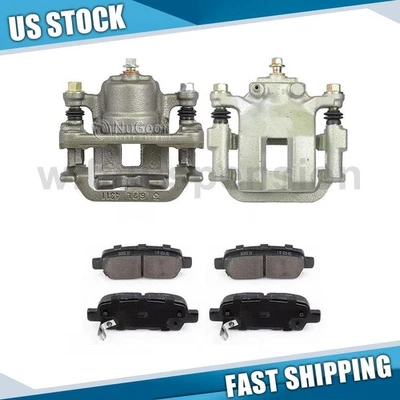 Rear Brake Calipers Ceramic Brake Pads for 2003 2004 2005 2006 INFINITI FX35 - Image 1 of 4