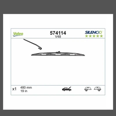 Escobilla limpiaparabrisas Valeo 574114 para DAEWOO LANOS KLAT 1997... Foto 1 de 4