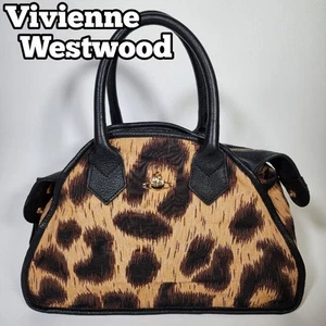 Borsa a mano Vivienne Westwood Yasmin Leopard tela e pelle ottime condizioni - Foto 1 di 19