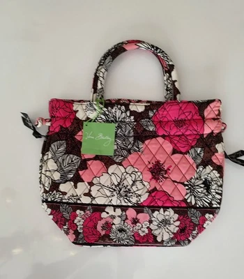 Nuevo con etiquetas Bolso de Mano Vera Bradley Emma Barroco Cachemira Floral Cubo Cordón Cartera Foto 1 de 4