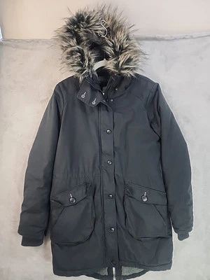 Bench Women's L Black Hooded City Winter Jacket Coat - Image 1 of 4