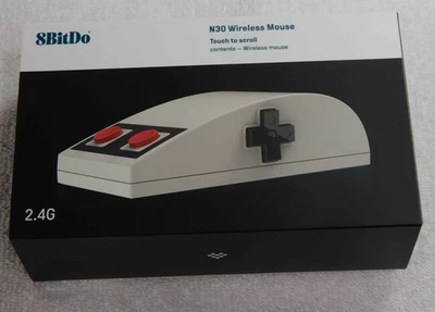 8BitDo N30 2.4Ghz Wireless Mouse NEW SEALED PC Windows Mac - Image 1 of 3