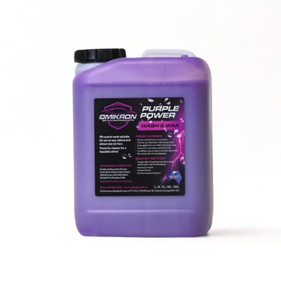 Purple Power Foam Wash & Wax Car Truck Detailing Soap Cleaner 5L Omikron - image 1 of 4