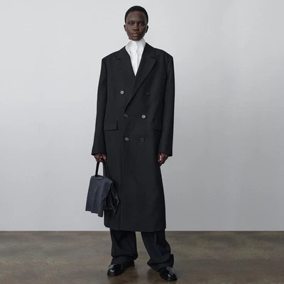 Abrigo largo de lana THE ROW para mujer cachemir otoño/invierno nuevo mezcla de lana Foto 1 de 4