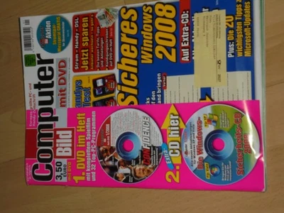 Computer Bild 01-2008 mit DVD CONFIDENCE Komödie+32 PC Programme +Sicherheits-CD - Bild 1 von 4