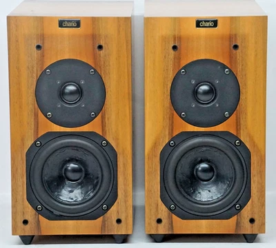 Chario Hiper 1000 Altoparlanti Altoparlanti da Scaffale 2 Vie Coppia Abbinata Bi Wire - Immagine 1 di 4