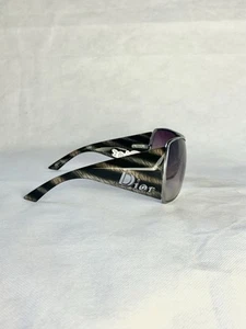 Vintage Dior Wrap Around Shield Sunglasses With Purple Tinted Lenses - Picture 1 of 8