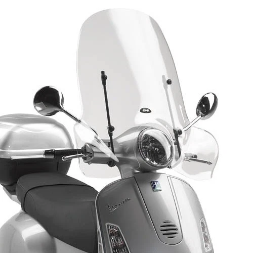 Parabrezza alto trasparente GIVI 104a specifico per Piaggio Vespa lx/GTs/GT - Immagine 1 di 1