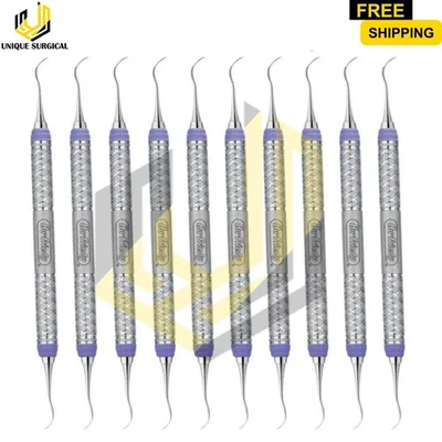 Escalador dental posterior de doble extremo EverEdge 9 mango Hu-Friedy SCNEVI49E2 Nevi 4 Foto 1 de 3