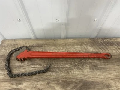 Llave de cadena de tubo de acero RIDGID C-24 24" Foto 1 de 4