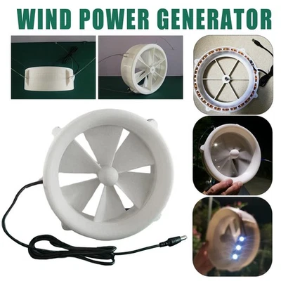 25W Windgenerator 12V Reitwindturbine Permanentmagnet Outdoor-Generator - Bild 1 von 4