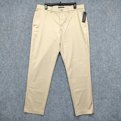 NUEVO Pantalones Banana Republic Para Hombre 35x30 Beige Core Temp Chino Rendimiento Elástico Foto 1 de 4