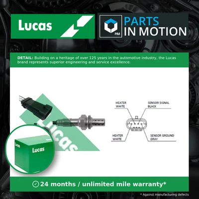 Lambda Sensor fits RENAULT AVANTIME 2.0 01 to 03 Oxygen Lucas 8200033618 Quality - Image 1 of 4