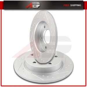 2 * Discos de rotores de freno traseros ranurados de 300 mm para Mazda 3 2004 2005-2011 2012 2013 - Imagen 1 de 3
