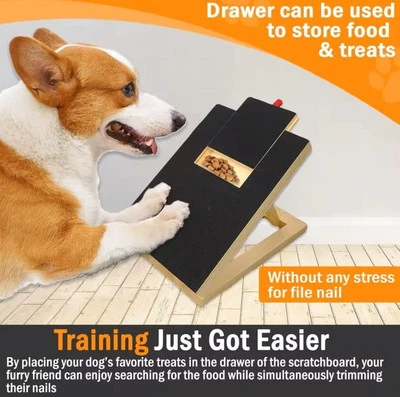 狗用划痕垫指甲带治疗隔层和额外归档纸新品 — 第 1/4 张图片