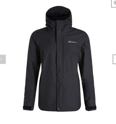 Chaqueta impermeable cálida 3 en 1 Berghaus Nellaru para dama - negra, PVP £180, nueva. a6 Foto 1 de 4