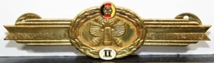 Alemania Oriental Alemania NVA RDA Artillería Clase II Calificación Insignia Pin - Imagen 1 de 2