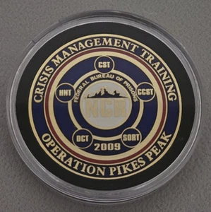 Federal Bureau of Prisons North Central Region NCR, 2009 CMT Challenge Coin - Bild 1 von 2