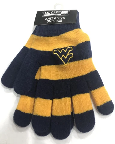 West Virginia University Gloves NWT Cover