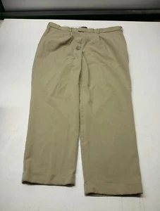 NEW Dockers Pants Mens 40 Beige Tan Classic Fit Stain Defender PleatdFront 40x30 - Picture 1 of 5