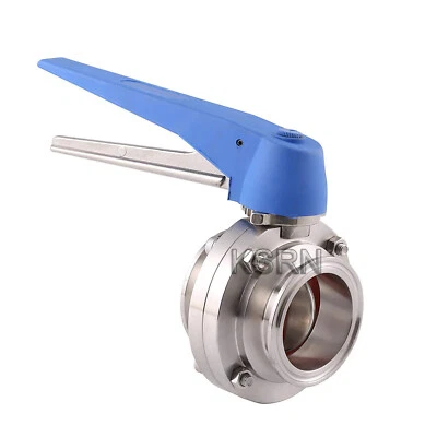2-1/2'' （φ63MM）Sanitary SS304 Tri Clamp Butterfly Valve Trigger Handle  - Image 1 of 4