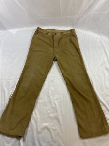 Levis Vintage Rucksack Pants Movin' On Tan Cords Levi Strauss USA 38x 30
