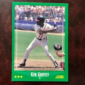 1988 Score GLOSSY Set KEN GRIFFEY #390 ATLANTA BRAVES ** MINT ** HIGH GRADE ** - Picture 1 of 1