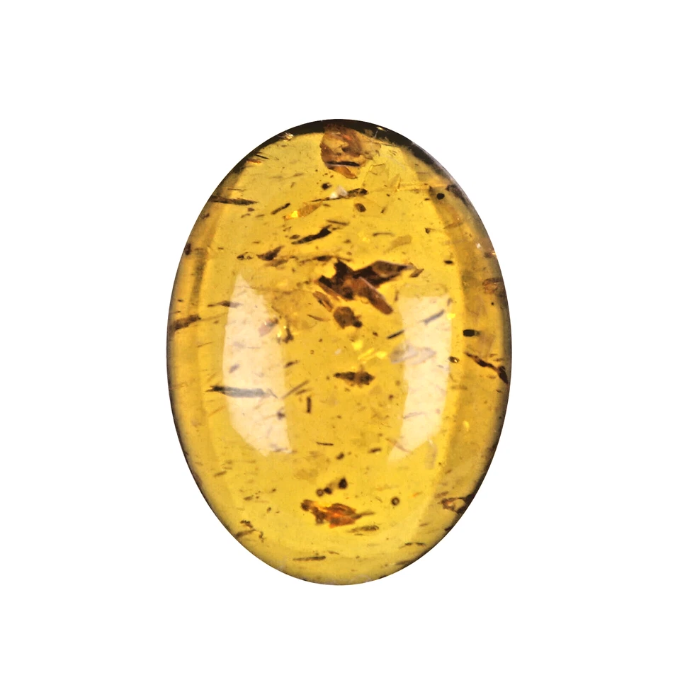 9.00CT Oval Cut Genuine Amber Cabochon Orange Color for Pendants - Image 1 of 4