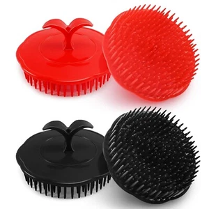 4 Pack Hair Scalp Exfoliator Brush Scalp Scrubber for Wet or Dry Hair Deep Clean - Picture 1 of 7