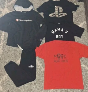 boys 5 Pc Mixed Lot Large 10-12 Euc - Picture 1 of 4