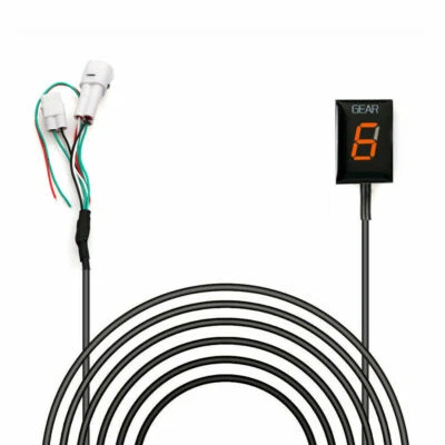 摩托车自行车 LED 齿轮指示器适用于雅马哈 YZF R1 R6 FZ6 FZ8 FZ1 XJ6N FJR1300 — 第 1/4 张图片