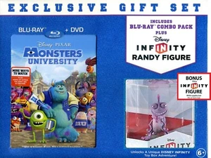 Monsters University Exclusive Gift Set with Randy Figure - Blu-ray DVD Combo - Picture 1 of 2