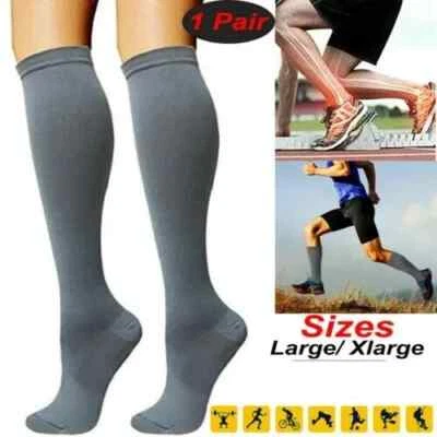 LOCASO XL COMPRESSION SOCKS ARCH SUPPORT FOOT PAIN HEEL PLANTAR FASCIITIS RELIEF SLEEVE