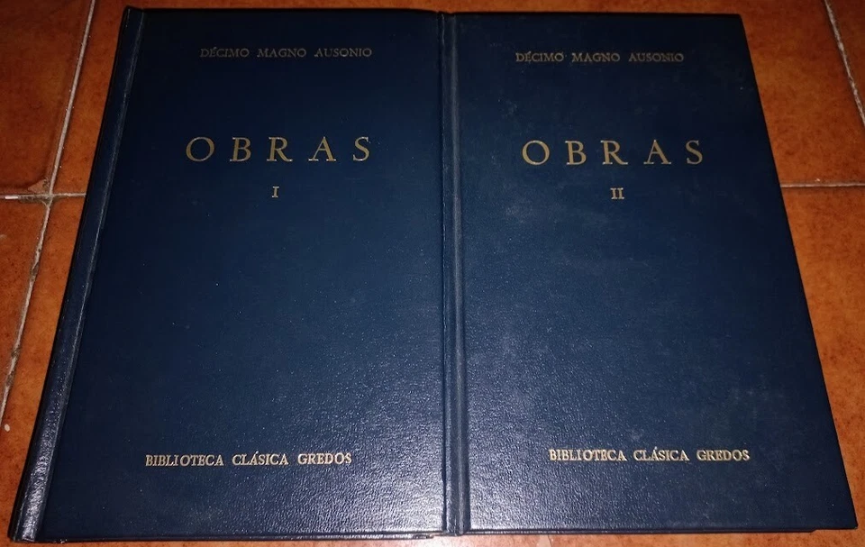 DÉCIMO DÉCIMO MAGNO AUSONIO OBRAS COMPLETAS 2 VOL. GREDOS 1990 ESPAÑOL SPANISH - Imagen 1 de 1
