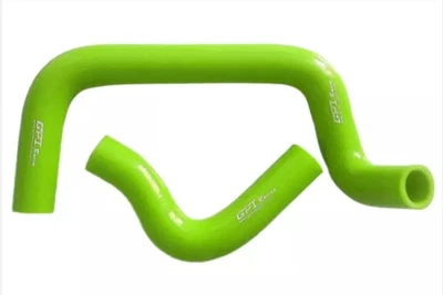 Manguera de radiador de silicona verde para Nissan DATSUN 1200 120Y B210 1970-1976 1,2 L MT Foto 1 de 4