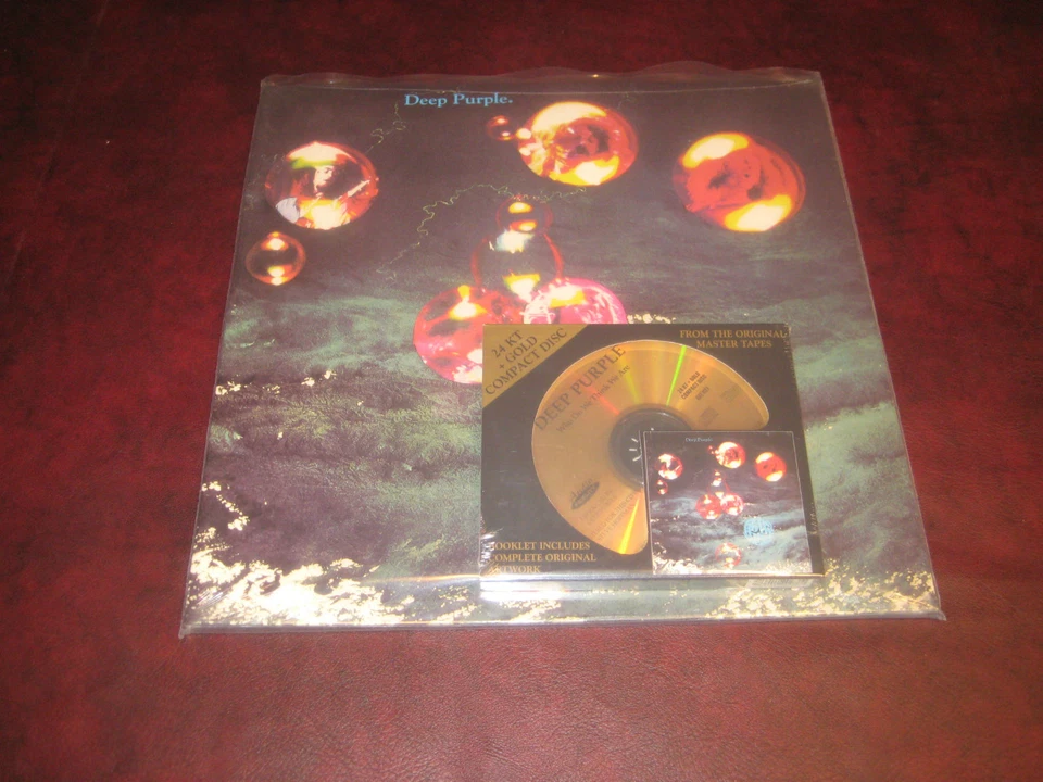DEEP PURPLE VERIFIED HOFFMAN MASTERED THINK WE ARE 24K GOLD CD + 180 GRAM LP SET - Image 1 of 1