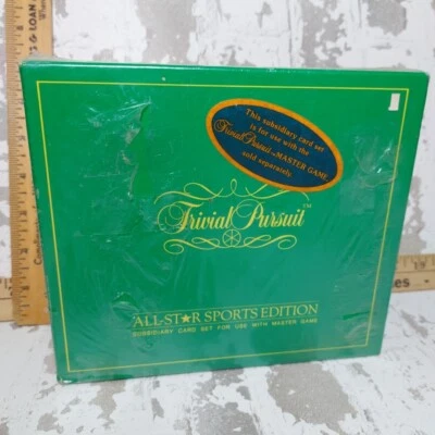 1981 Trivial Pursuit ALL-STAR SPORTS Edition Subsidiary Card Set FACTORY SEALED  - Image 1 of 4