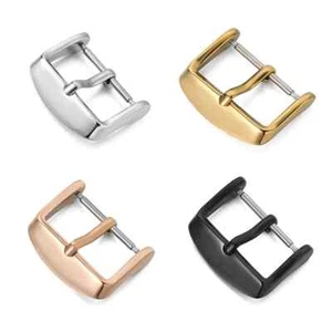 Buckle Stainless Watch AccessoriesSteel Pin Clas Leather Band Strap Watch Buckle - Picture 1 of 6
