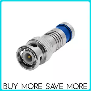 BNC Kompressionsstecker Stecker Koaxial Koaxialkabel Stecker für RG-59 RG-6 Outdoor - Bild 1 von 2