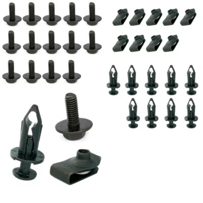 Mean Mug Auto 35x Auto Parachoques Clips Cuerpo Perno Extruido Tuerca en U Para Nissan Infiniti Foto 1 de 4