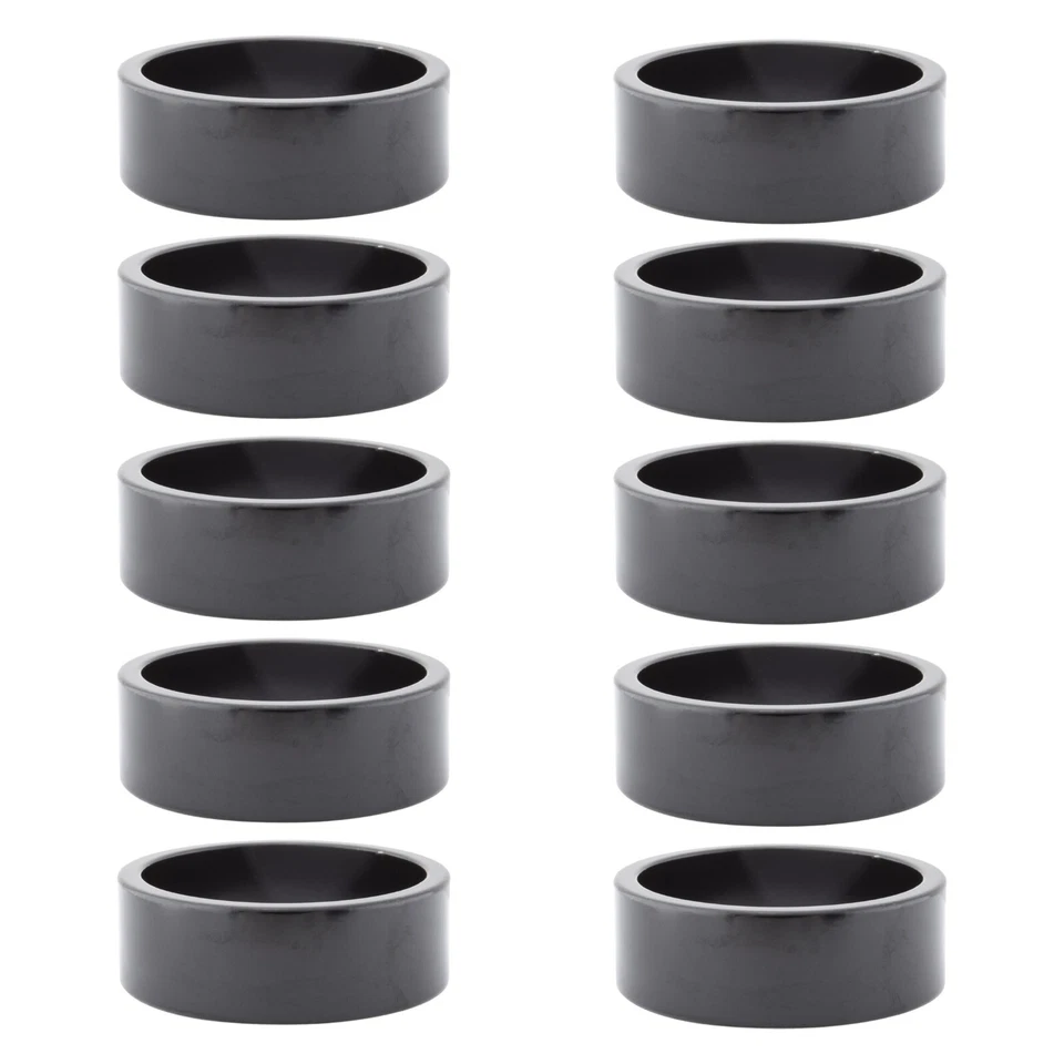 Espaciadores de auriculares de aleación ORIGIN8 aleación negra 35358 paquete de 10 1" x 10 mm Foto 1 de 1