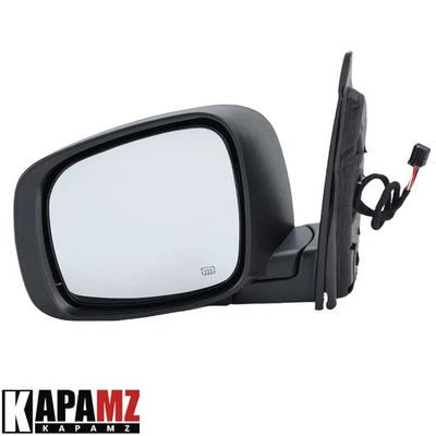 Espejo retrovisor izquierdo negro texturizado para Dodge Grand Caravan 2008-2019 manual plegable térmico Foto 1 de 4