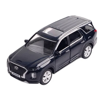 现代 Palisade 1/38 比例压铸模型汽车月光蓝色韩国 SUV — 第 1/4 张图片