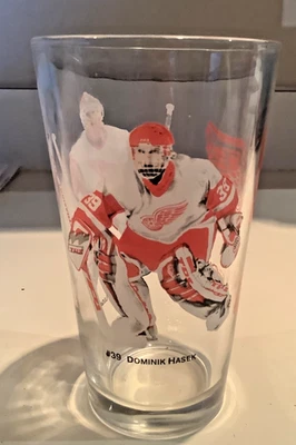 DETROIT RED WINGS Dominik Hasek / Manny Legace 6" VIDRIO ARBY'S Vintage 2002  Foto 1 de 4