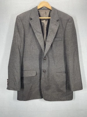 Savile Row London Jacket Blazer 42 Long houndstooth Brown - Image 1 of 4