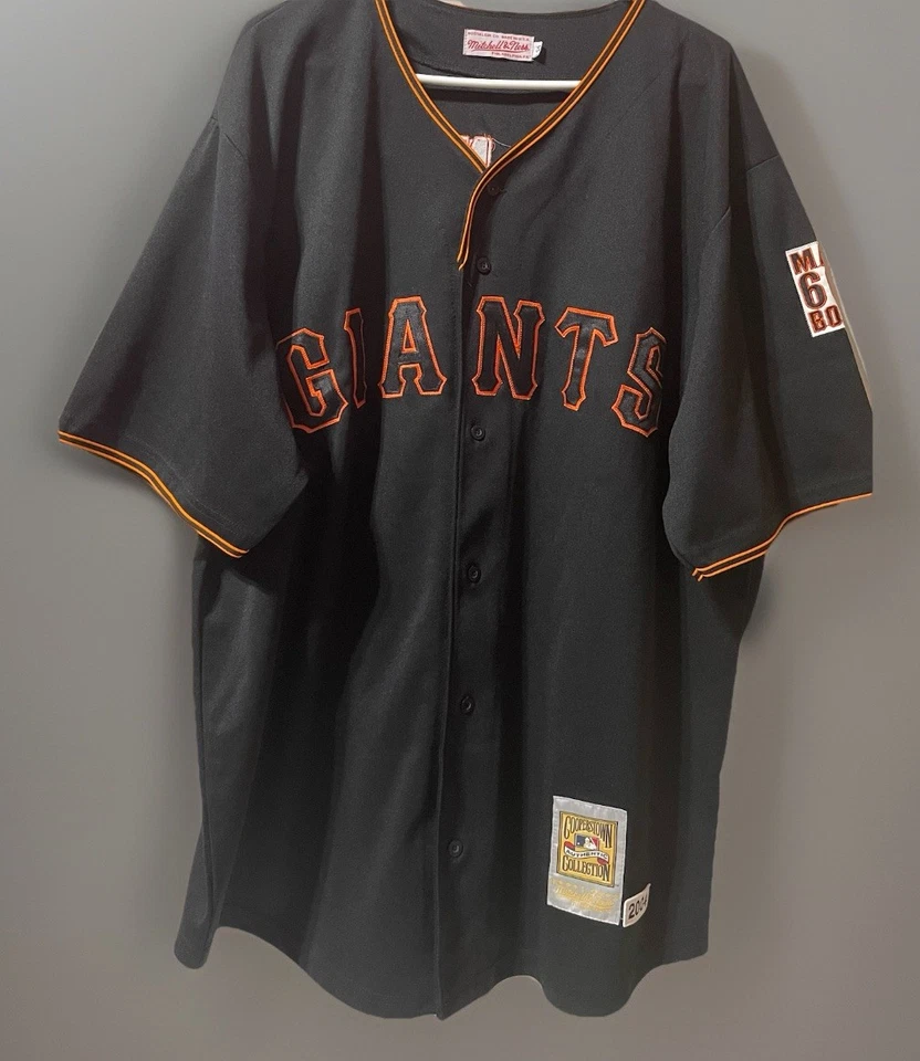 Mitchell & Ness SF 巨人债券 #25 Mays & Bonds 660 球衣 2004 年 54 码 — 第 1/4 张图片